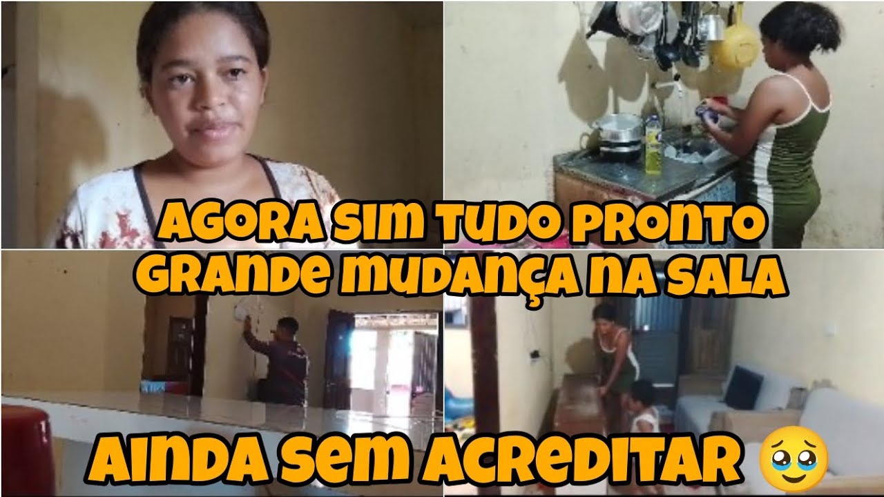Agora sim tudo pronto | uma grande novidade estar por vim 🥹| super mudança na minha sala| mãe solo 