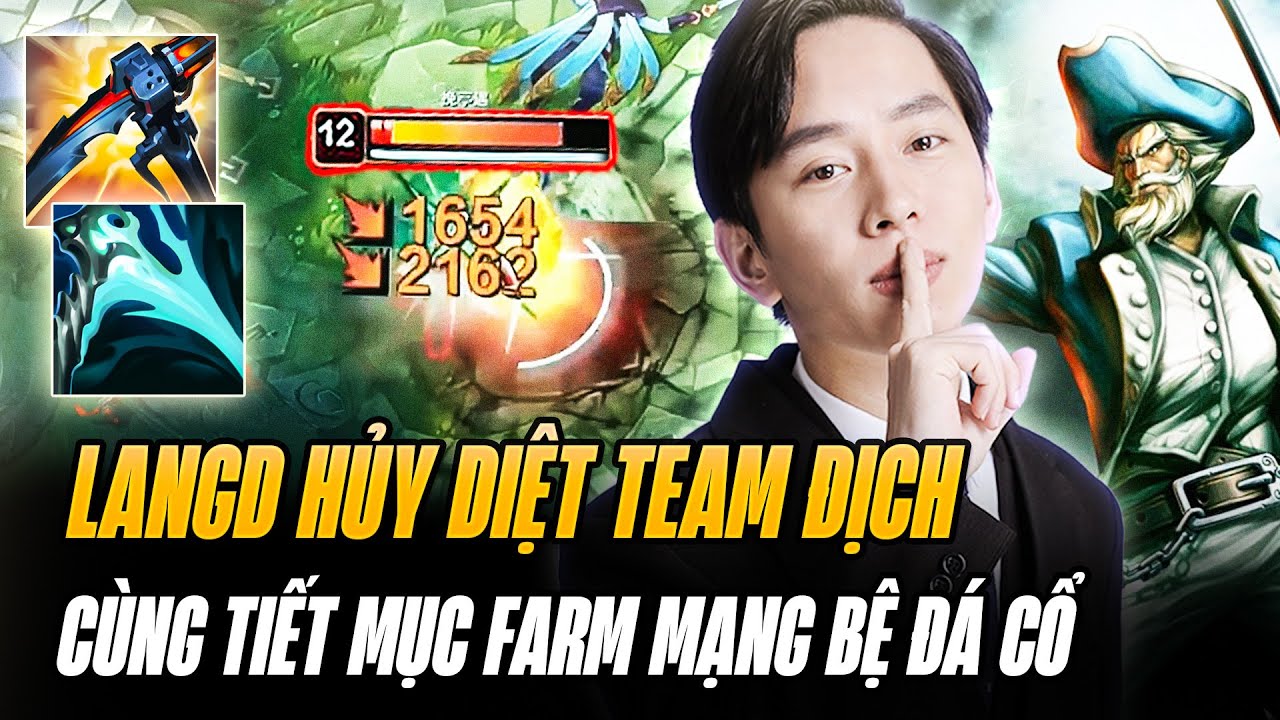 Captain LangD Và Con Gangplank Quỷ Mùa Mới Ngồi Camp Trong Bệ Đá Cổ Đối Thủ Gặt 30 Xác Cực Nhẹ Nhàng