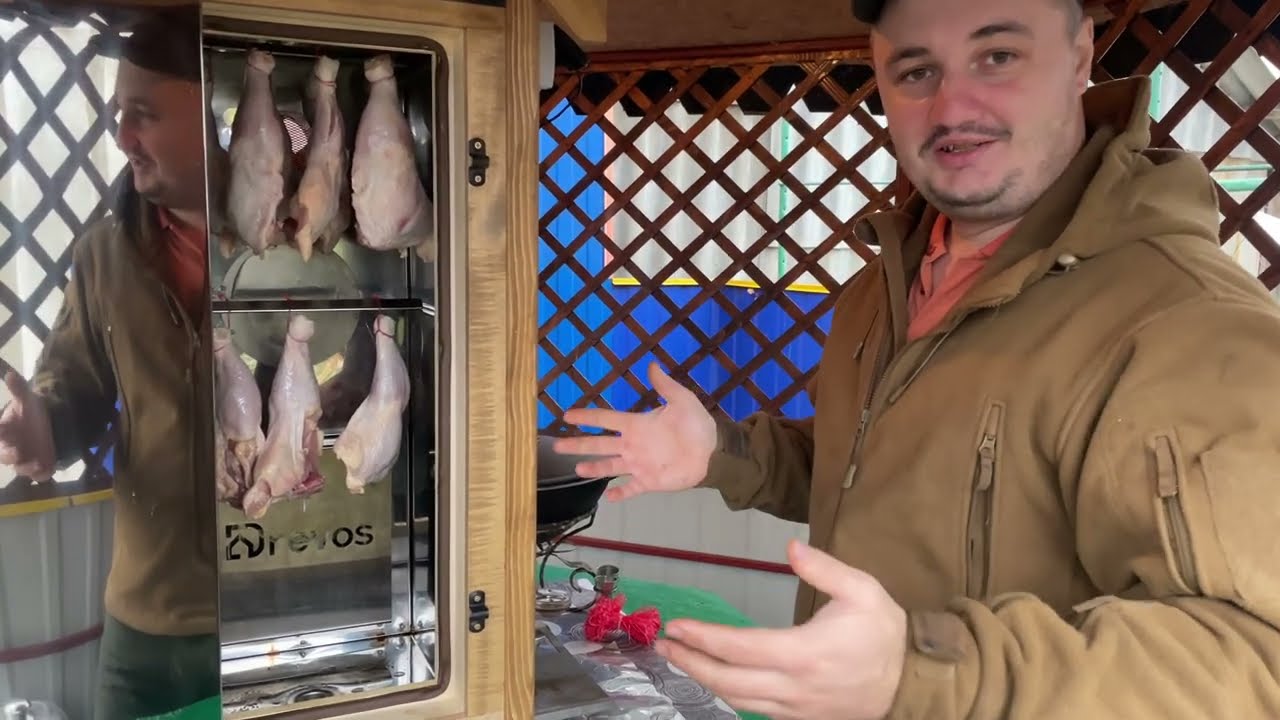 ТАК ЗМОЖЕ КОЖНИЙ🤝Соковиті Стегна в коптильні від Drevos❗️Коптильня для сімʼї 👍