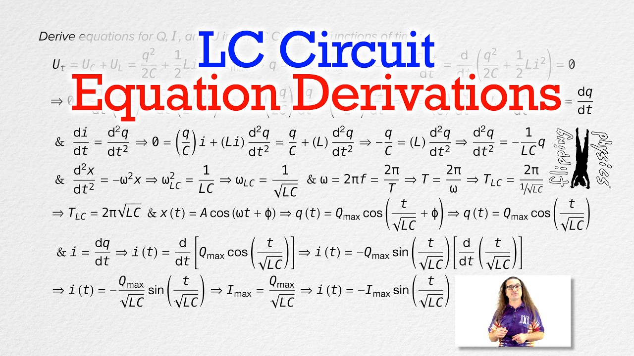 LC Circuit Equation Derivations