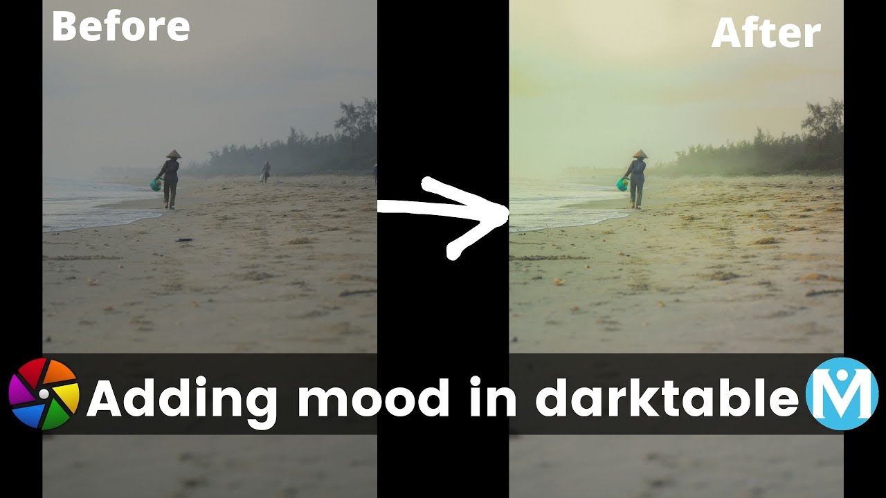 Adding mood to a photo with darktable