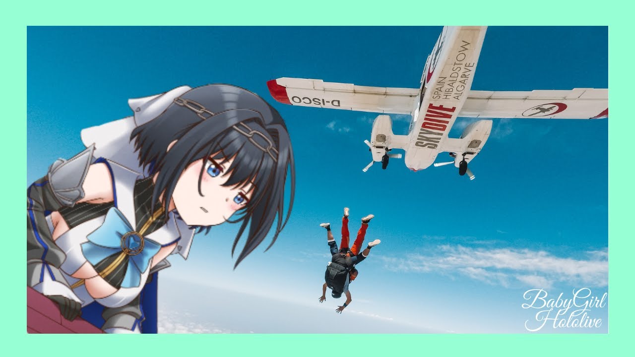 Kronii went SKYDIVING!