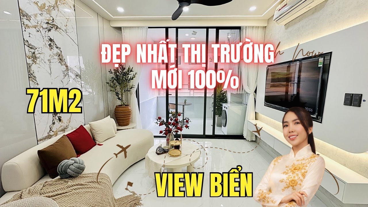 CĂN HỘ VIEW BIỂN 71M2 ĐẸP NHẤT THỊ TRƯỜNG Ở NGAY ĐÓN TẾT