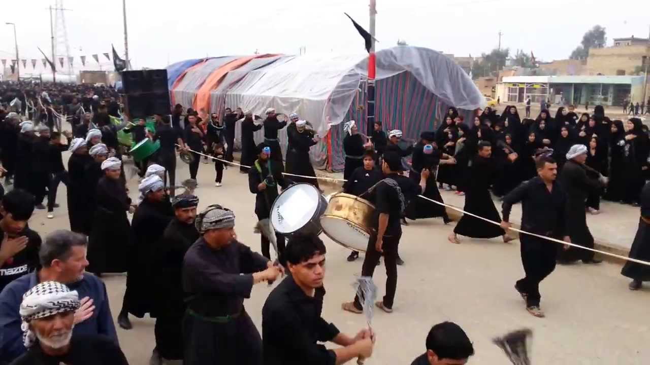 موكب مدينة امير المؤمنين (ع) بغداد - النهروان يوم 6 محرم لسنة 1435 هــــ