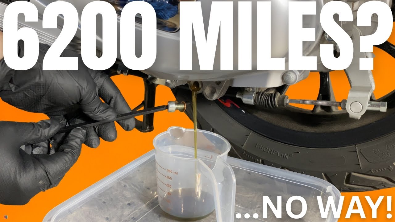 6200 Miles on the same Hub Oil? Vespa Sprint 150 S gear oil change | Eni Rotra Bike 80w90 GL-4 oil