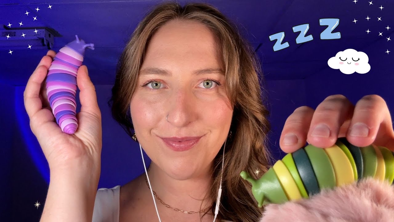 ASMR Slug Fidget Toy🐛 Clicky Clacky for Sleep & Relaxation ✨