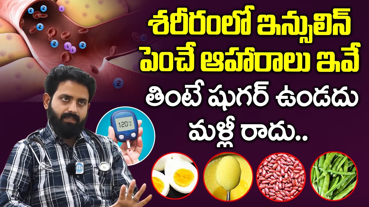 ఇవి తింటే షుగర్ శరీరంలో ఉండదు | Best Foods for Insulin to Reduce Diabetes | Sugar Control Tips