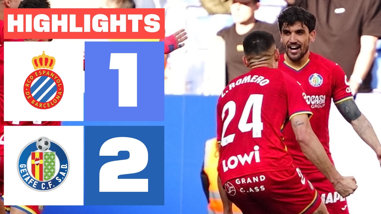 RCD ESPANYOL 1 -  2 GETAFE CF | RESUMEN LALIGA EA SPORTS