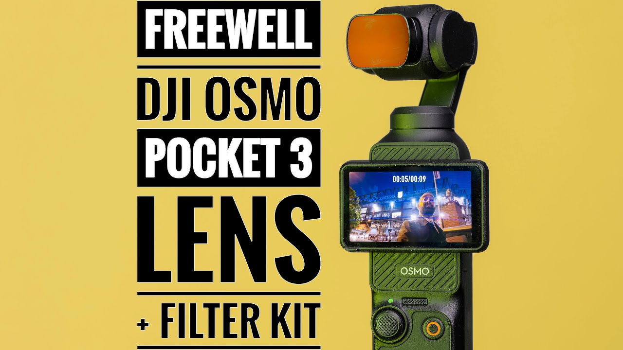 Freewell Macro / Wide Angle / Anamorphic Lens Kit for DJI Osmo Pocket 3