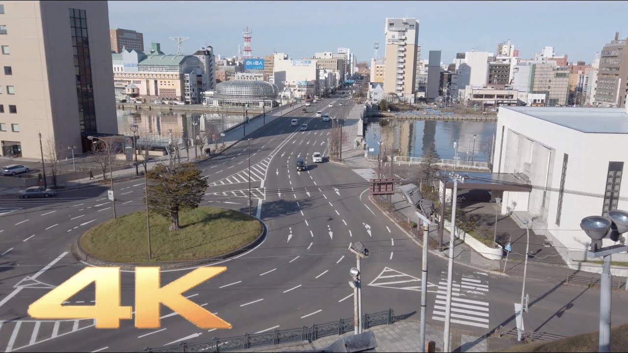 Walking in Kushiro（釧路） City, Hokkaido【4K】