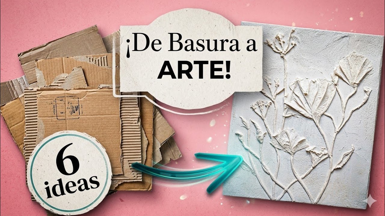 De BASURA a DECORACIÓN INCREÍBLE: 6 Ideas de Reciclaje Creativo | Shanti Irene