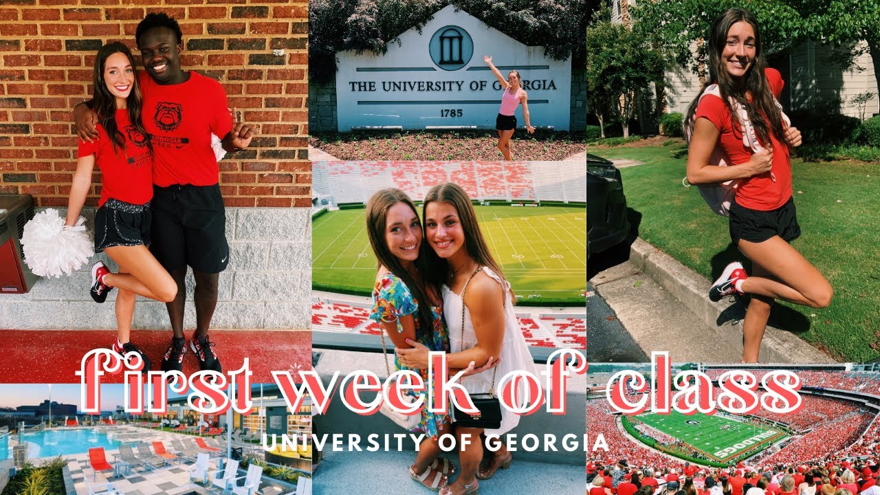 FIRST WEEK OF CLASS AT THE UNIV OF GEORGIA