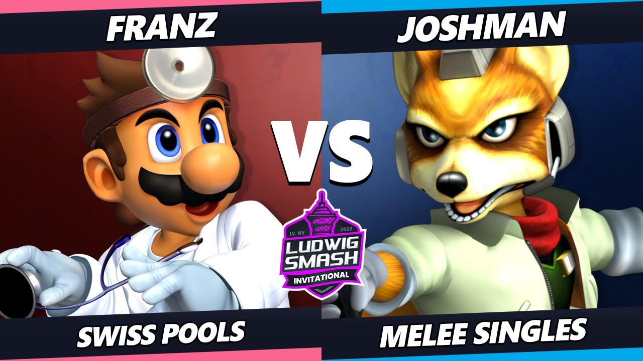 Ludwig Invitational - Franz (Dr Mario) Vs. Joshman (Fox) SSBM Melee Tournament