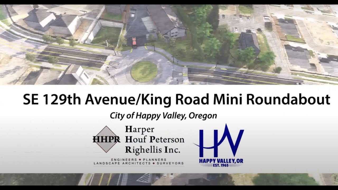 SE 129th Avenue and King Road Mini Roundabout | Happy Valley, OR