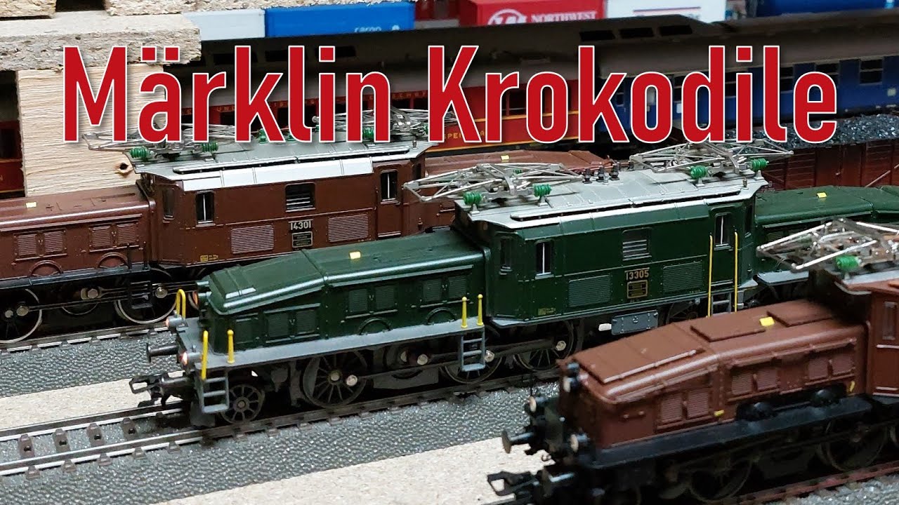 Fahrvideo Märklin 🇨🇭 Krokodil 🐊 pur