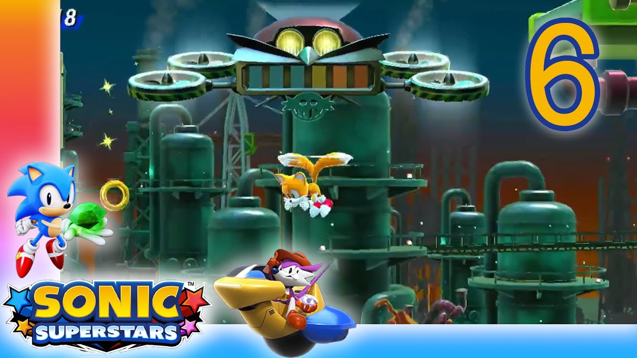 Press Factory Zone Act 1 + 2  - Sonic Superstars - part 6