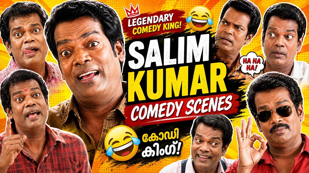 😆 Ultimate Salim Kumar Comedy Collection | Malayalam Comedy Special | Must-Watch Funny Scenes