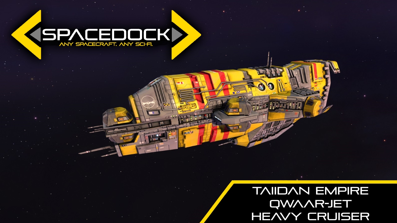 Homeworld: Taiidan Qwaar-Jet Class Heavy Cruiser - Spacedock