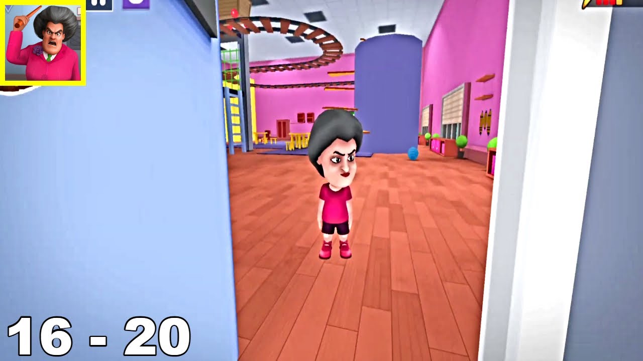 Escape Miss T Obby Breakout - Level 16- 20 Full Gameplay