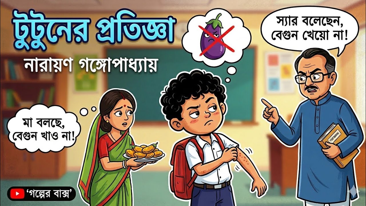 টুটুনের প্রতিজ্ঞা | নারায়ণ গঙ্গোপাধ্যায় | Tutuner pratignya| Narayan Gangopadyay |Bengali Shortstory