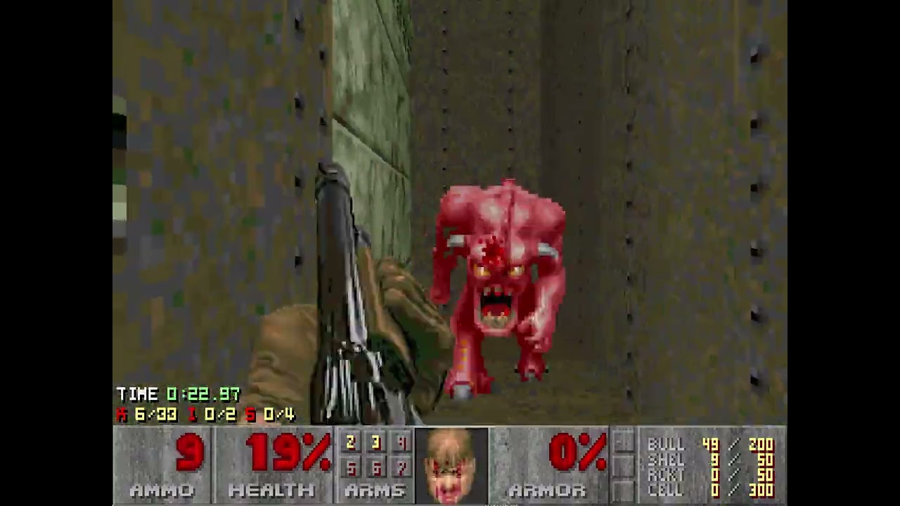 Ultimate Doom - Sigil Map 1 UV-Speed - 27.20