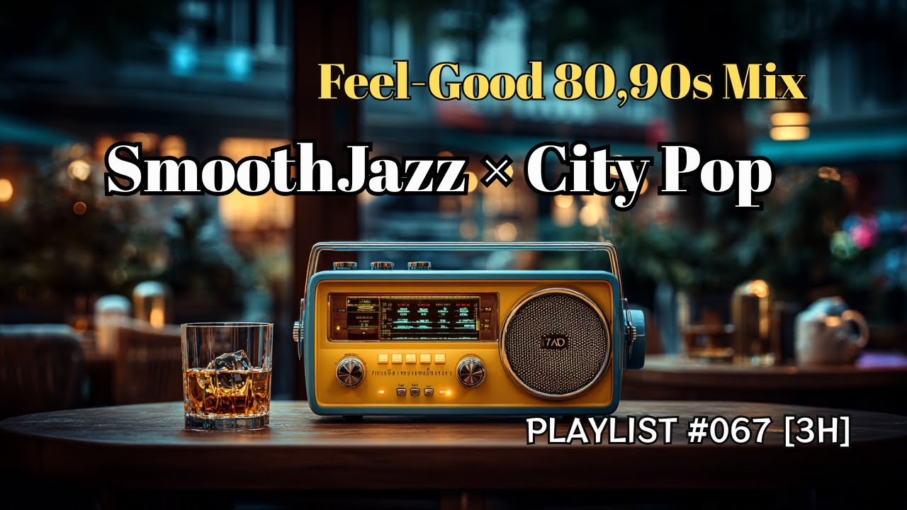 Nostalgic Nights: An 80s/90s Feel-Good Playlist (Smooth Jazz / City Pop Mix)☆Work/Study/Focus Music