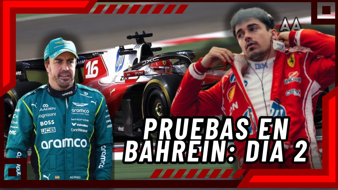 Bahrain dia 2: Leclerc marca el ritmo en Bahréin y Alonso muestra preocupación
