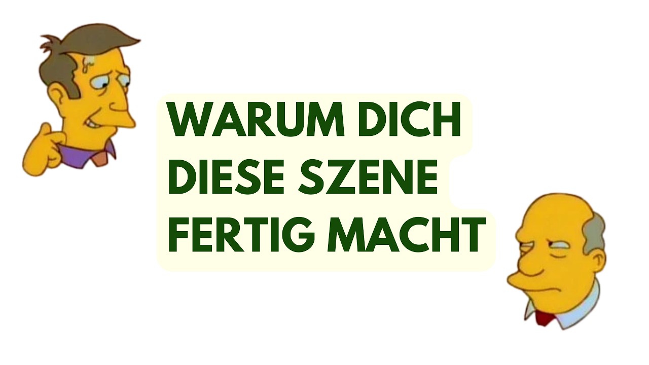 Die LUSTIGSTE Simpsons-Szene aller Zeiten! 😂Tiefenanalyse