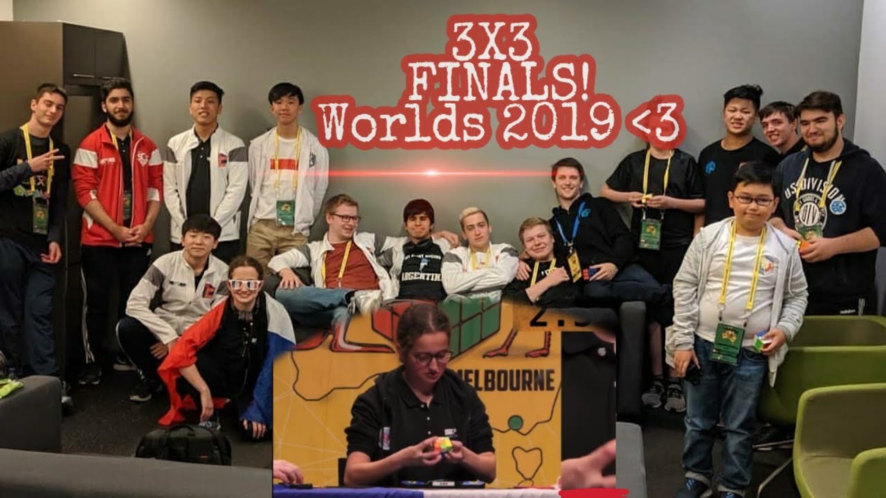 I made 3x3 finals at Worlds 2019! | My best solves on cam