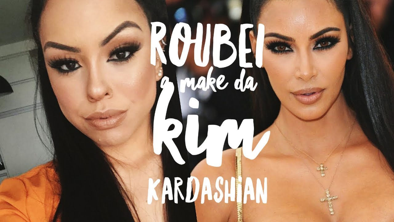 ROUBEI A MAKE DA KIM KARDASHIAN NO METGALA - Por @nathinog