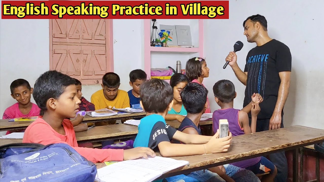 Speaking English in Village//English Speaking Practice Video/How to Speak English fluently