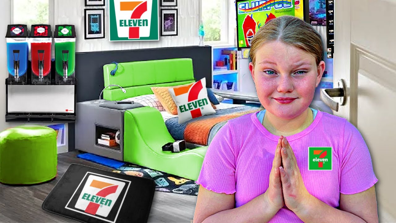 I Built a SECRET 7-11 in my Room!