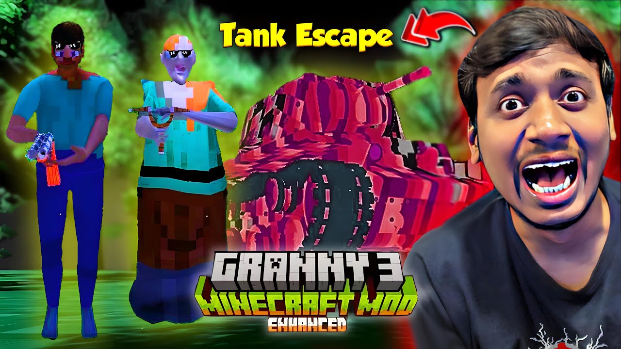 Tank Escape Granny 3 Enhanced In Minecraft Atmosphere | Granny