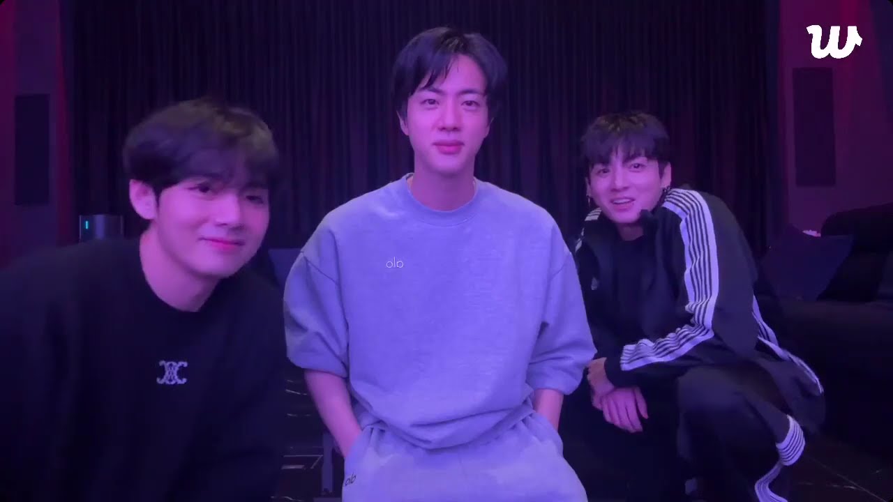 BTS Jungkook, 🔴Jin & Taehyung🌟 wevers  Live 💜 Real Moments with ARMY🔴