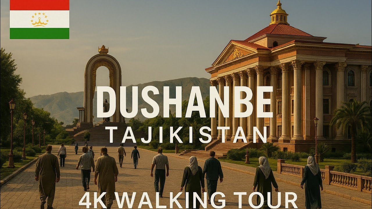 Dushanbe, Tajikistan 🇹🇯 | A Visual Tour in 4K