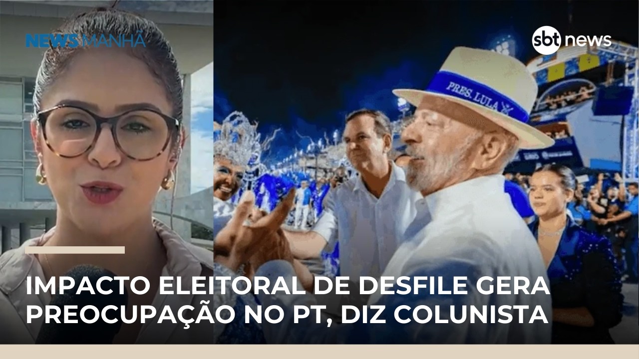 Victoria Abel: PT monitora redes após samba pró-Lula e críticas a Bolsonaro | #NewsManhã