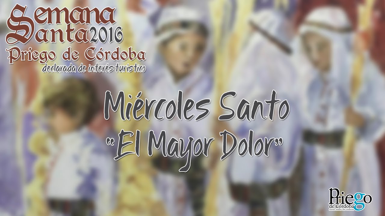 Semana Santa 2016-Priego de Córdoba-Miércoles Santo 