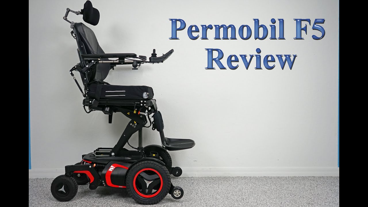 Permobil F5 - 14" Seat Lift, Tilt, Recline & Legs - Review 