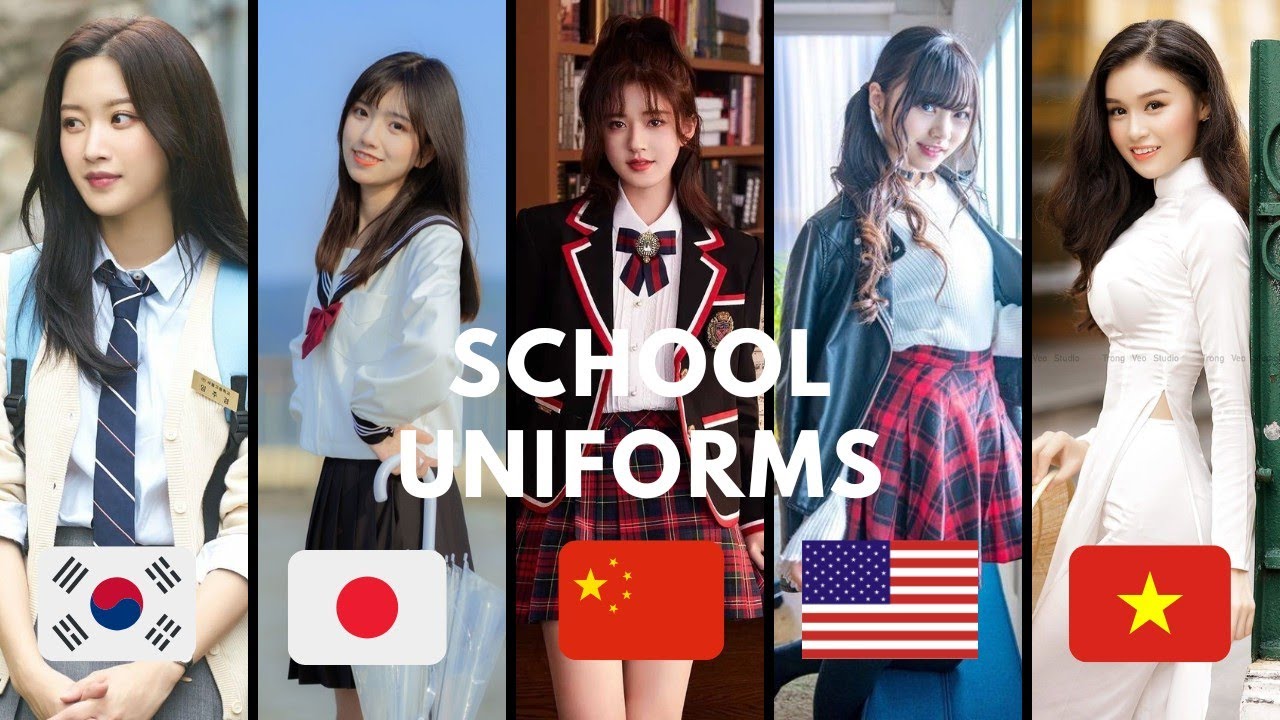 SCHOOL UNIFORM [South Korea, Japan,China, Thailand, Myanmar, Vietnam,India, USA, Africa]