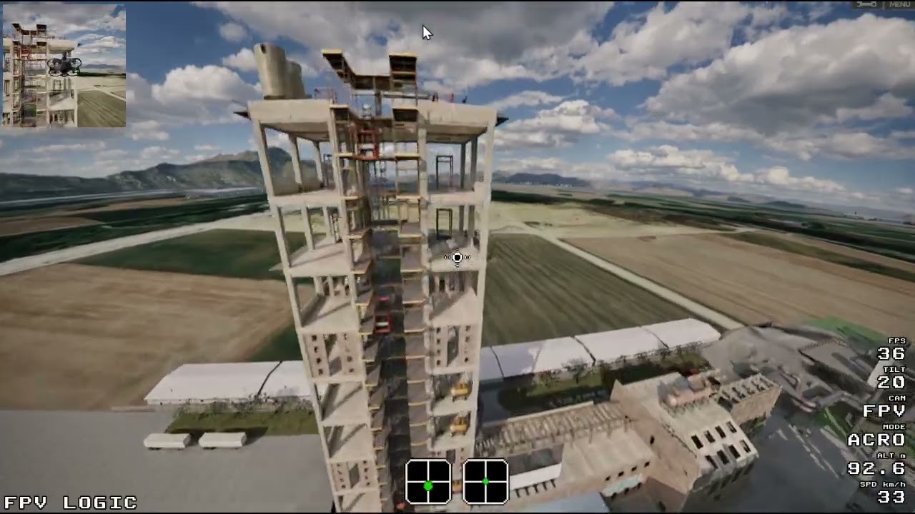 FPV LOGIC DRONE SIMULATOR #fpvlogic #dronesimulator #dronepractice #dronecrash #dronelife 