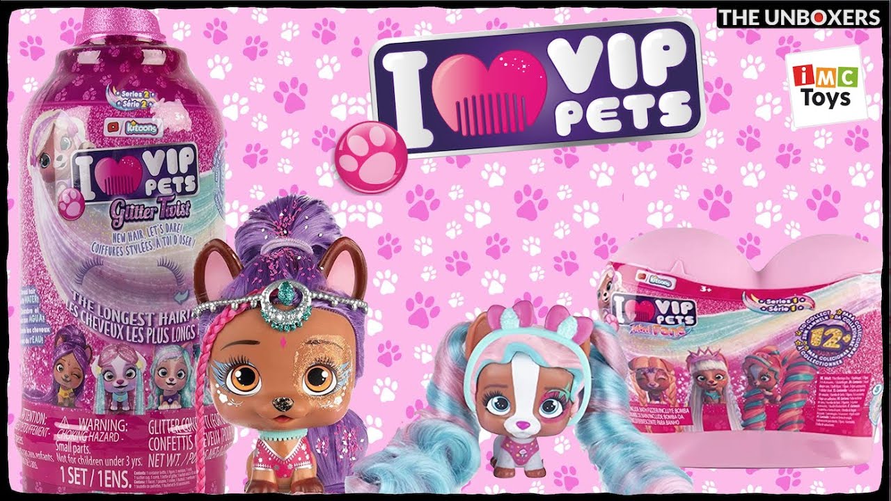 VIP Pets Glitter Twist Unboxing from IMC Toys
