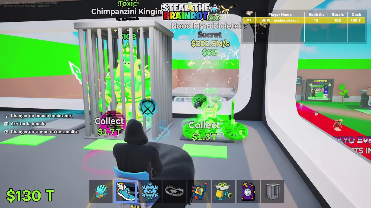 Steal a Brainrot Fortnite trade