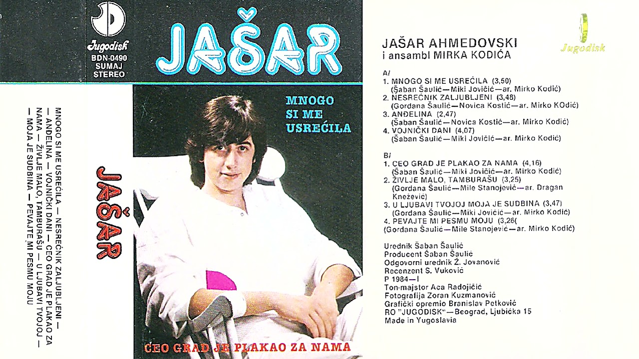 Jasar Ahmedovski i Ork. Mirka Kodica - Ceo grad je plakao za nama - (Audio 1984) - CEO ALBUM