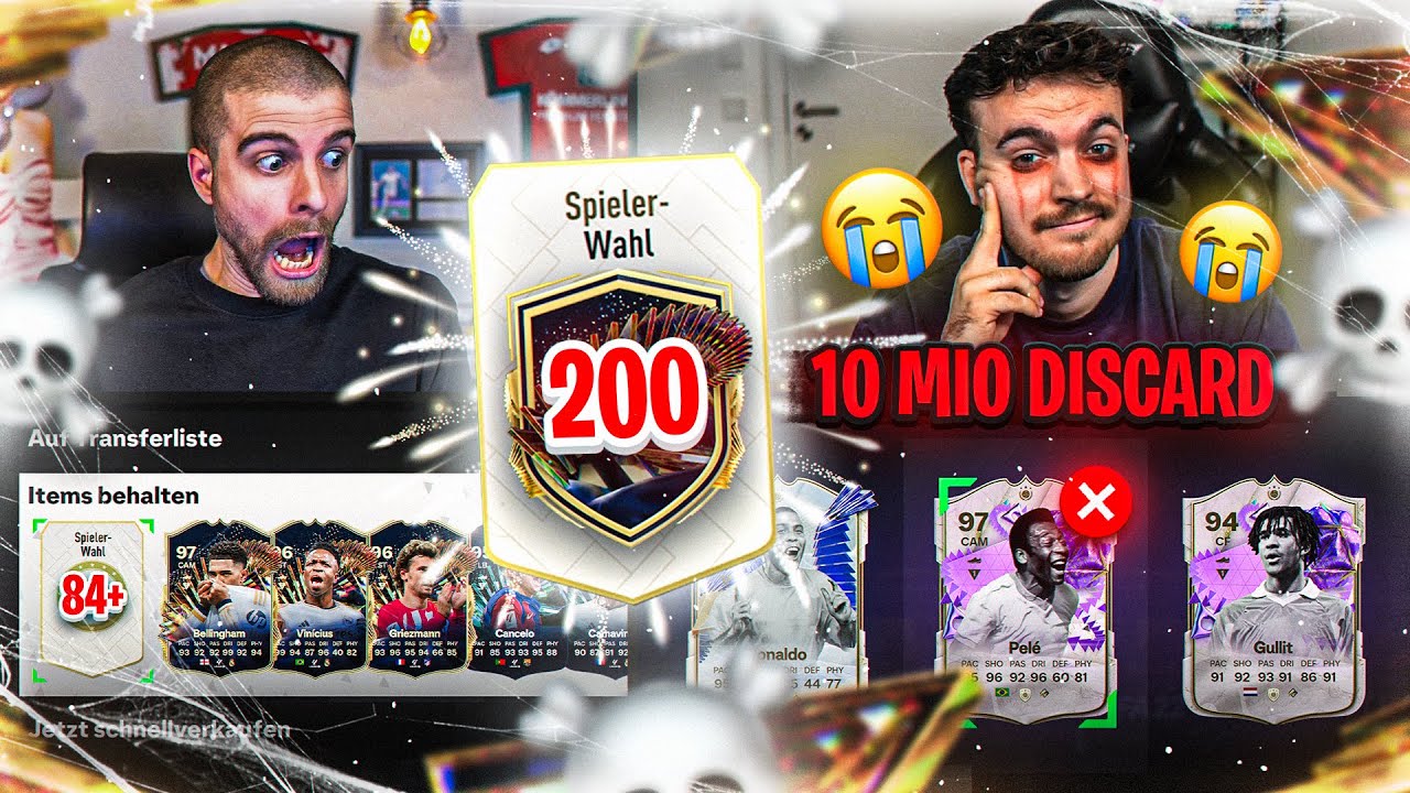 OMG 10 MIO COINS DISCARD !! 😱😭 200x LA LIGA TOTS Player Pick BATTLE vs @JuliusFGU 😨