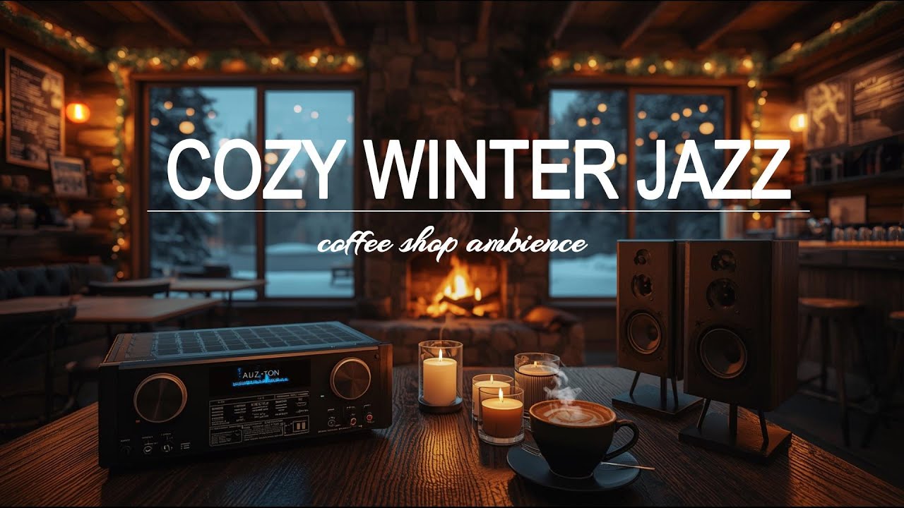 Cozy Winter Jazz Live ☕ Smooth Coffee Shop Ambience for Focus, Work & Relaxation