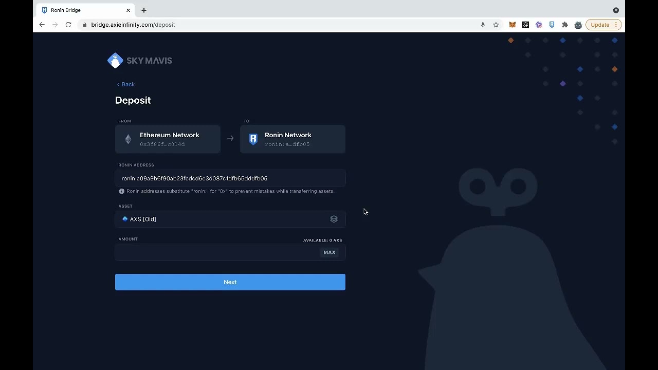 Ronin Bridge Tutorial!