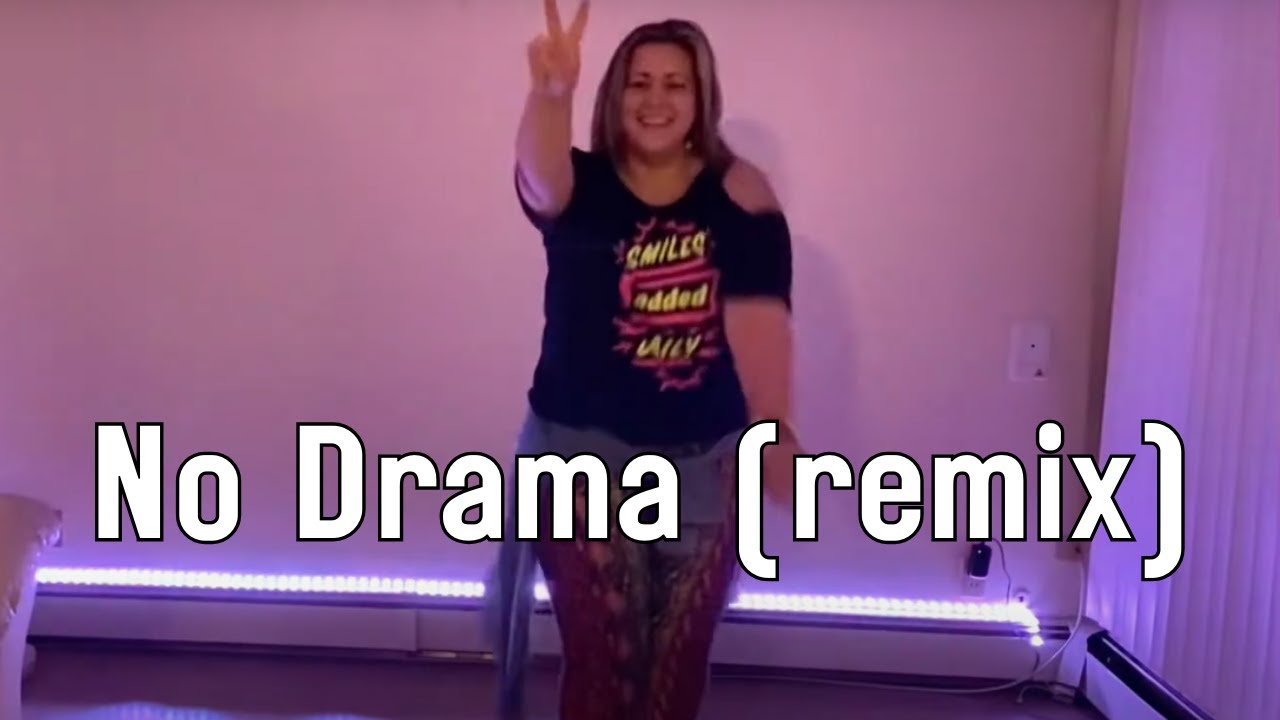 No Drama (Cumbia) | Becky G | Zumba Dance Fitness choreo (cumbia)