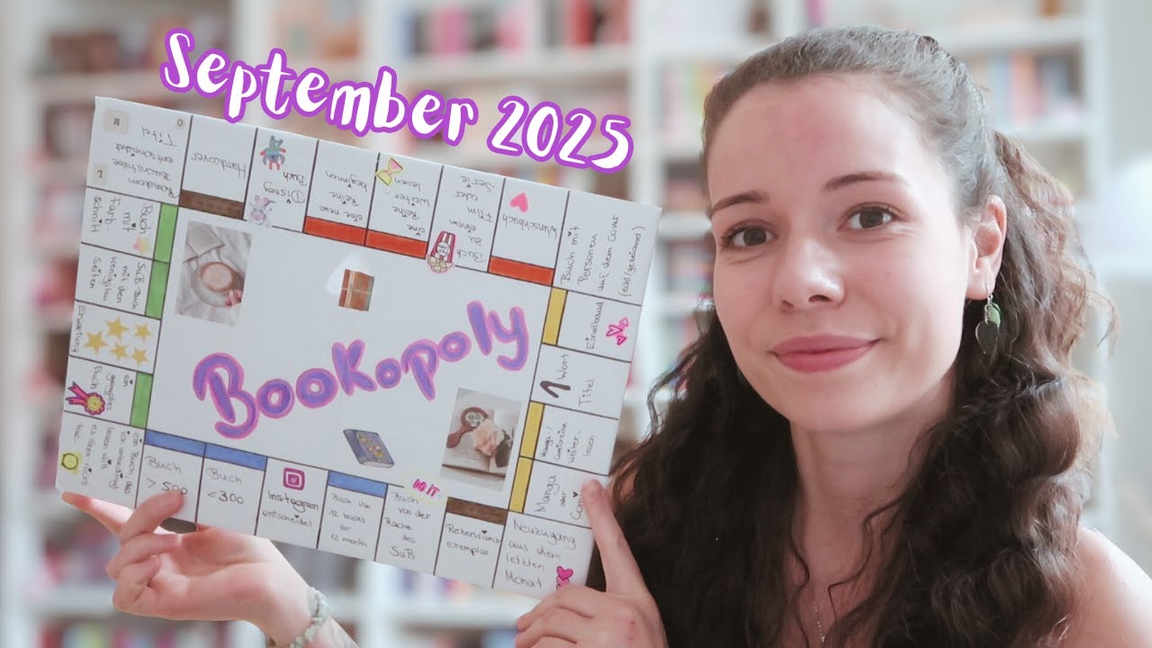 BOOKOPOLY September 2025 📚 // Diese B&uuml;cher m&ouml;chte ich lesen!!  | Vany xo