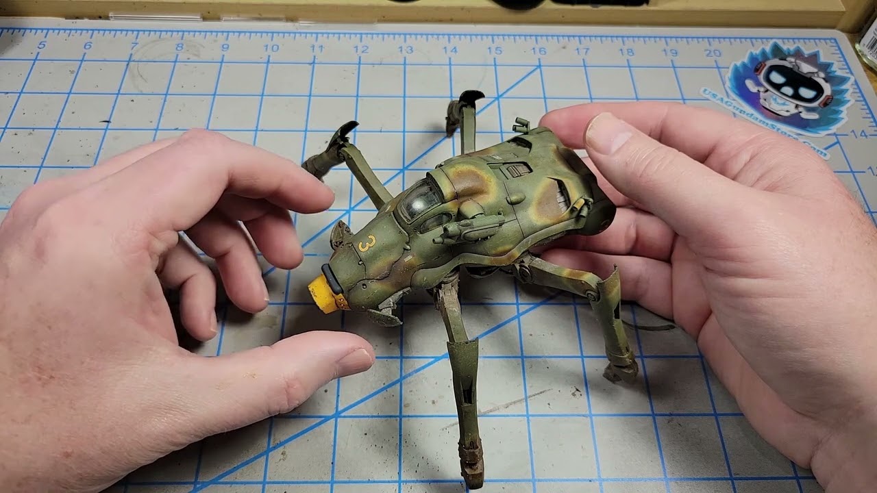 vlog 22-25: Build wrap-up for the Kaiyodo 1/35 Ma. K Sturm Käfer