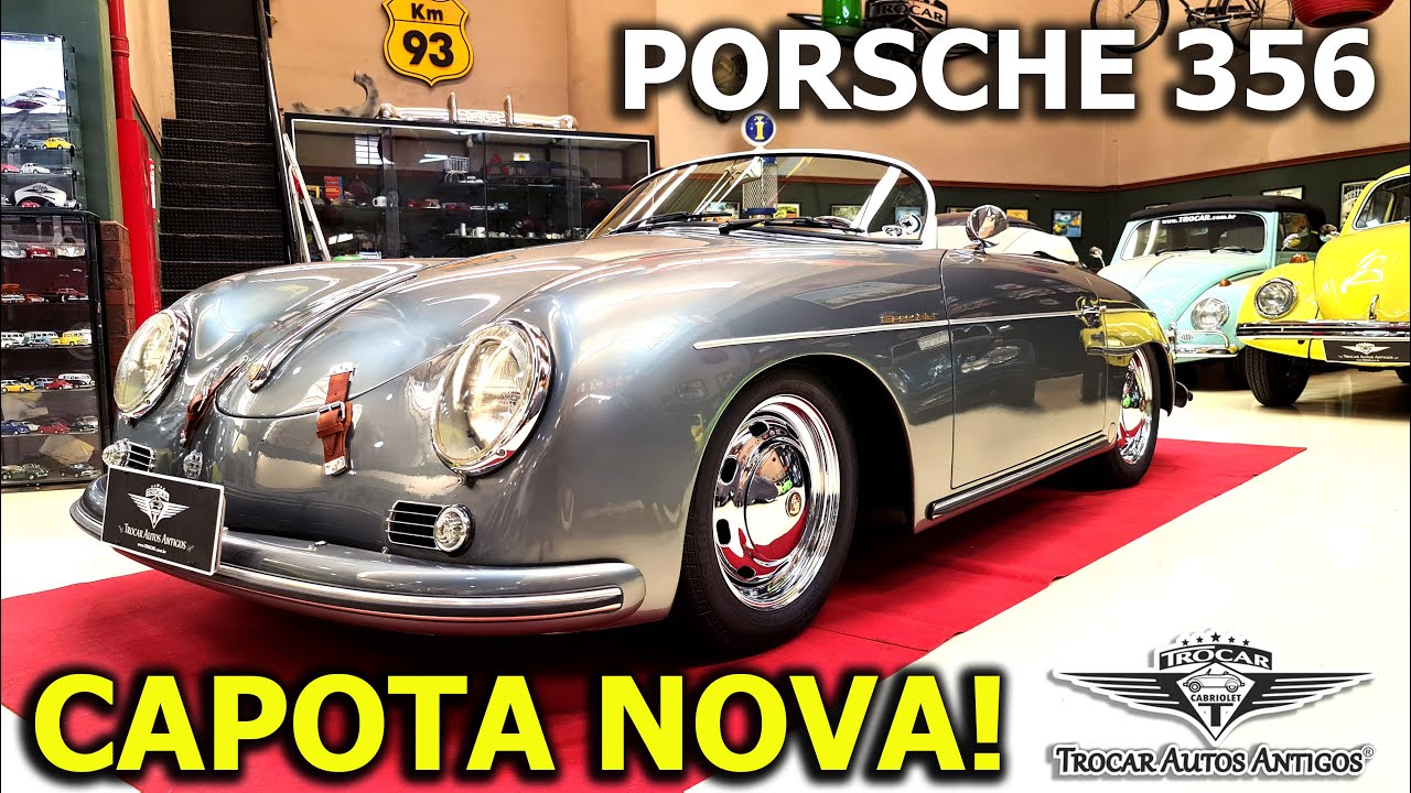CAPOTA NOVA para o PORSCHE 356 Speedster conversível! MARAVILHOSO!!! TROCAR AUTOS ANTIGOS